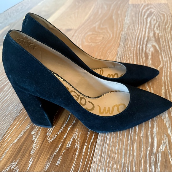 Sam Edelman Halton black suede block heel - Picture 7 of 11